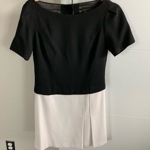 Black and white dress